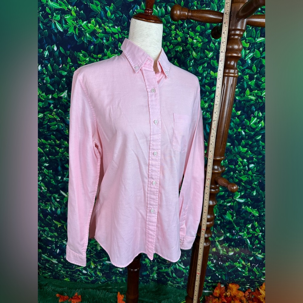 Vintage Diane Von Furstenberg pink button down shirt